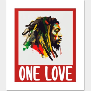 Rastafari One Love Reggae Posters and Art